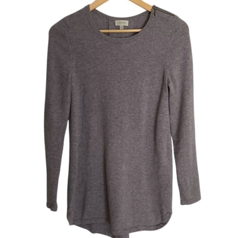 Kinross Pale Purple Cashmere Sweater Small